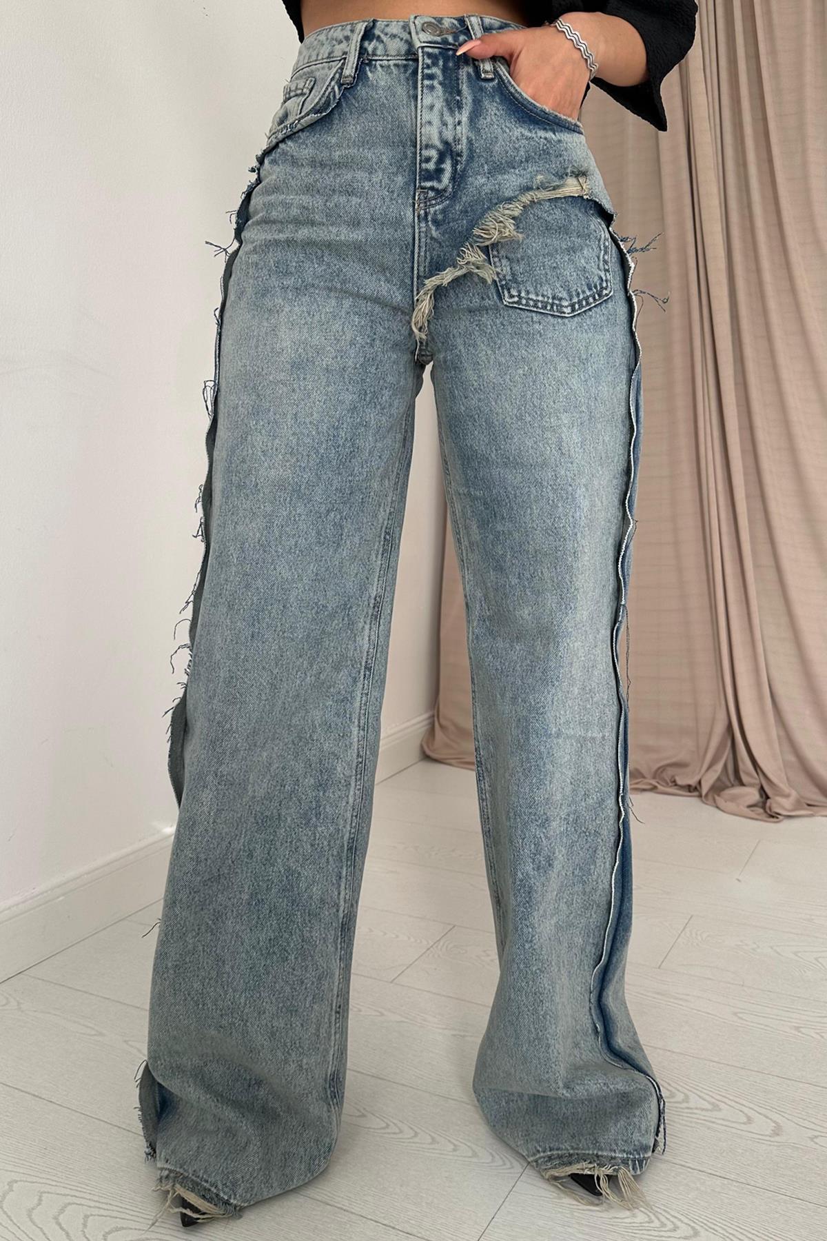 Jeans denim snow wash