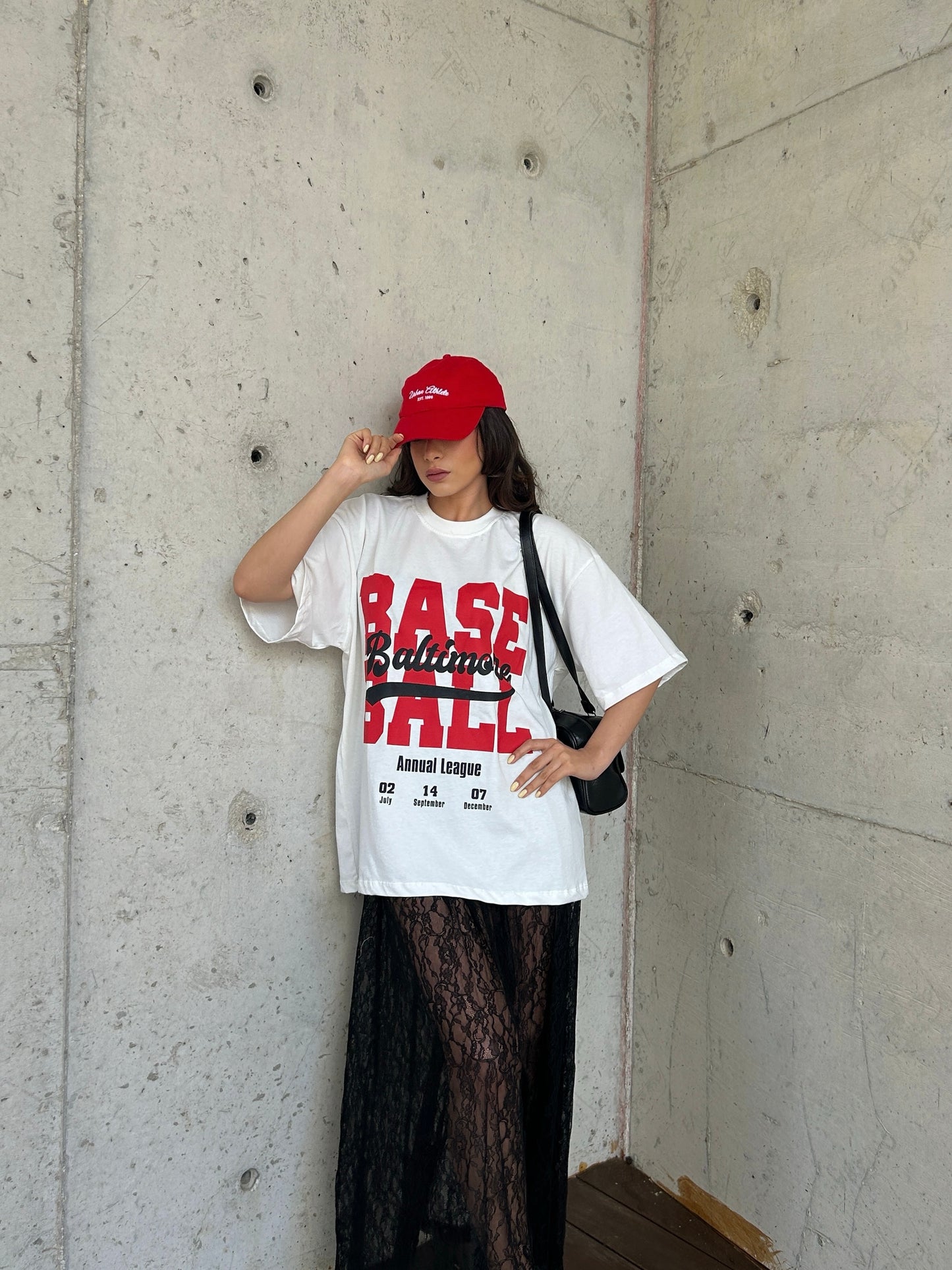 Oversized T-shirt met print