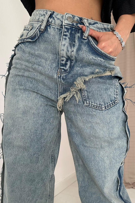Jeans denim snow wash