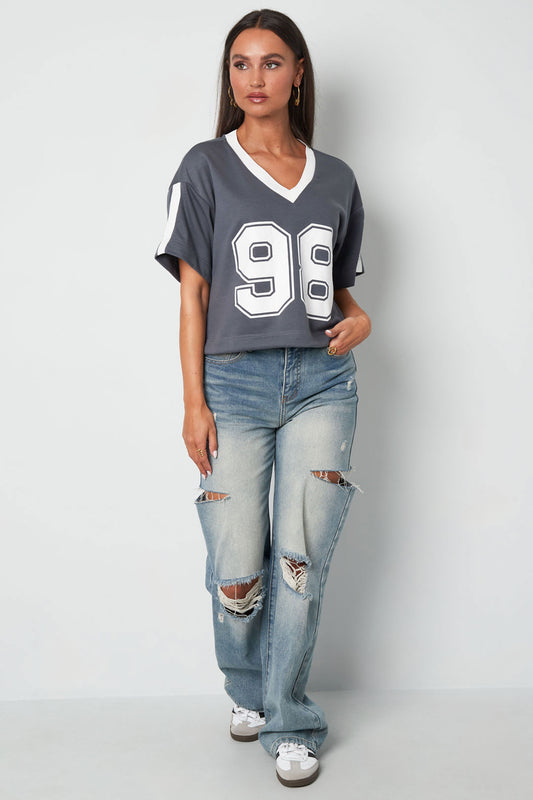 Cropped football T-Shirt