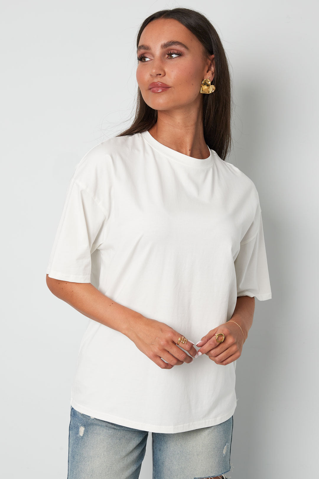 Basic oversized T-Shirt wit