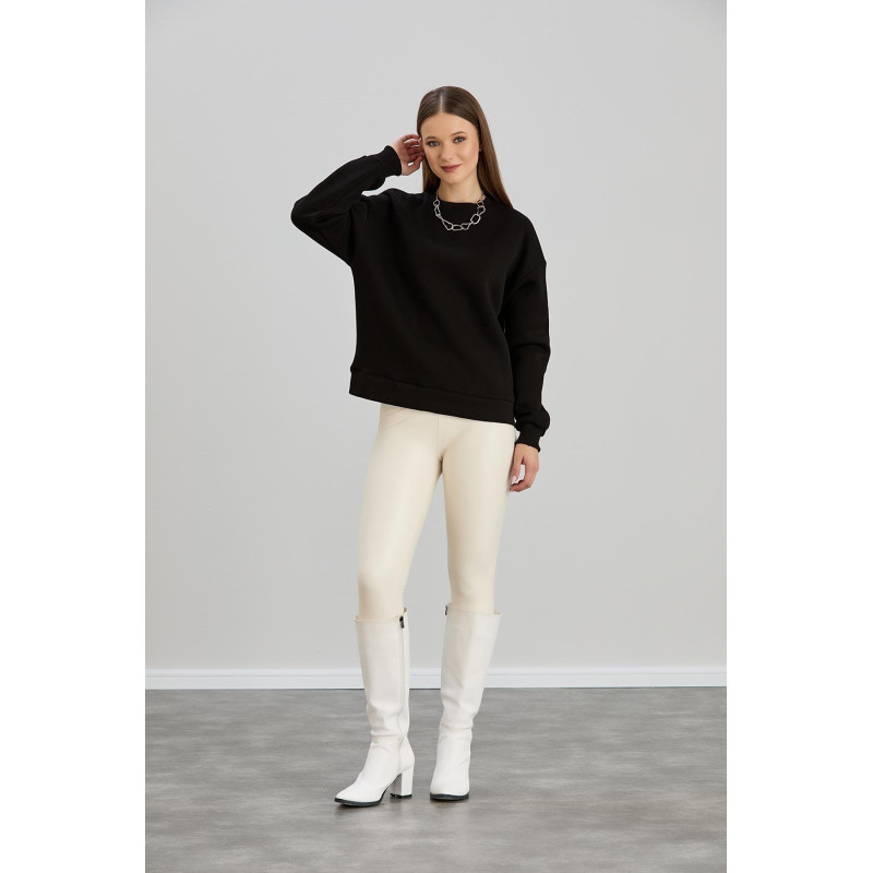 Basic sweater zwart