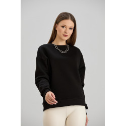Basic sweater zwart