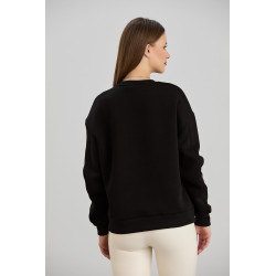 Basic sweater zwart