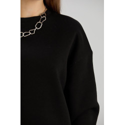 Basic sweater zwart