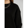 Basic sweater zwart