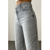 Denim jeans met steentjes