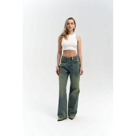 Jeans blair wash groen