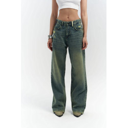 Jeans blair wash groen