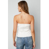 Witte corset top