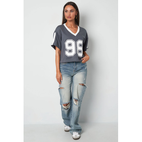 Cropped football T-Shirt