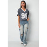 Cropped football T-Shirt