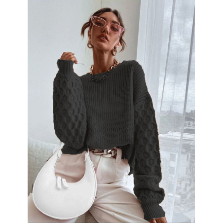 Knitwear sweater zwart