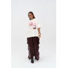 Oversized T-shirt licht roze