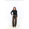 Balloon jeans bruin