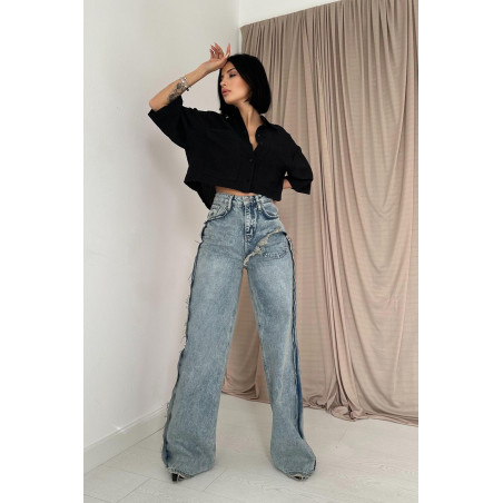 Jeans denim snow wash