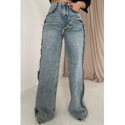 Jeans denim snow wash