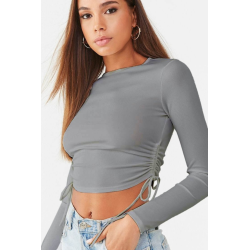 Shirt grijs slim fit