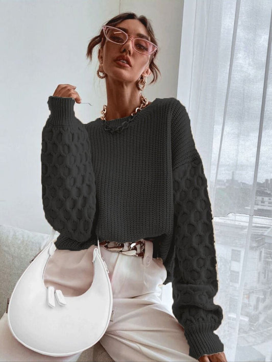 Knitwear sweater zwart
