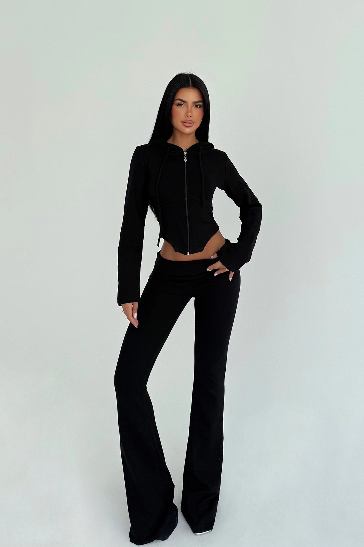 Black two piece set flair