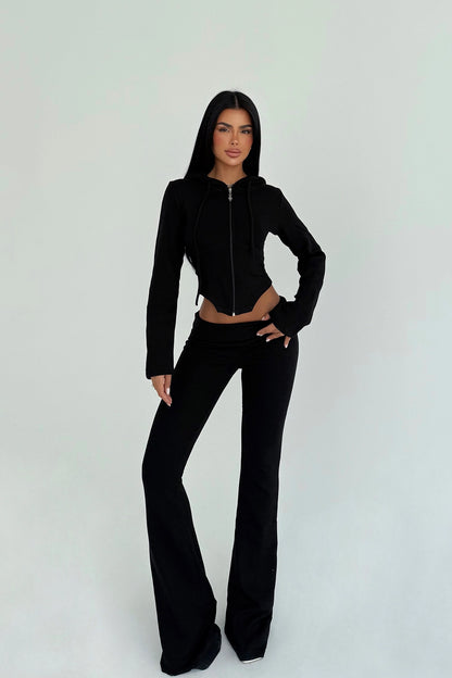 Black two piece set flair