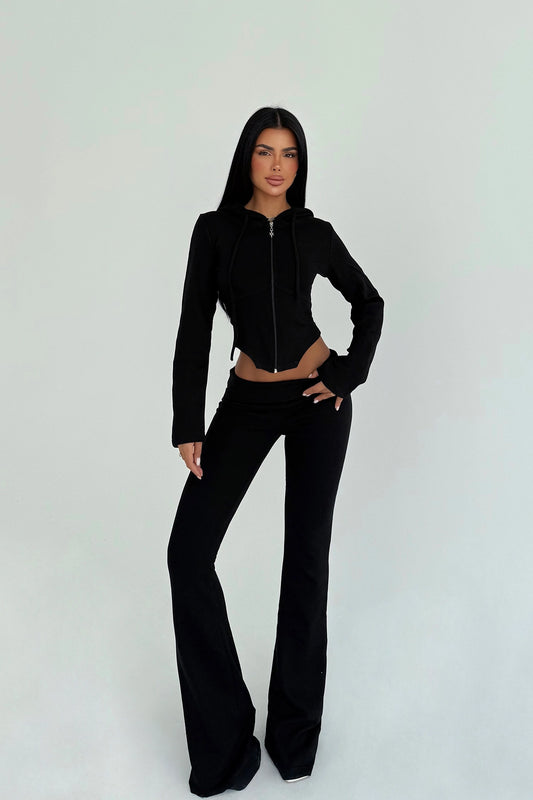 Black two piece set flair