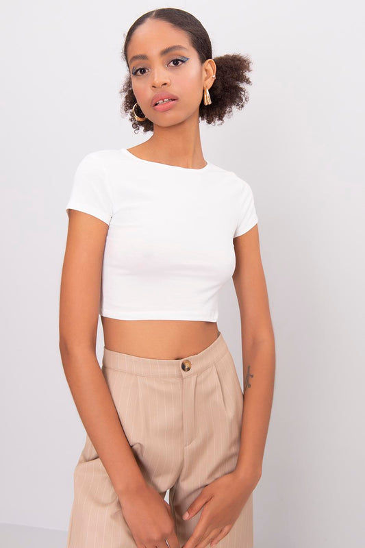 Shirt cropt wit