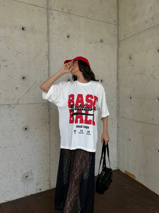 Oversized T-shirt met print