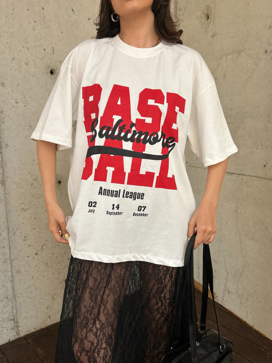 Oversized T-shirt met print