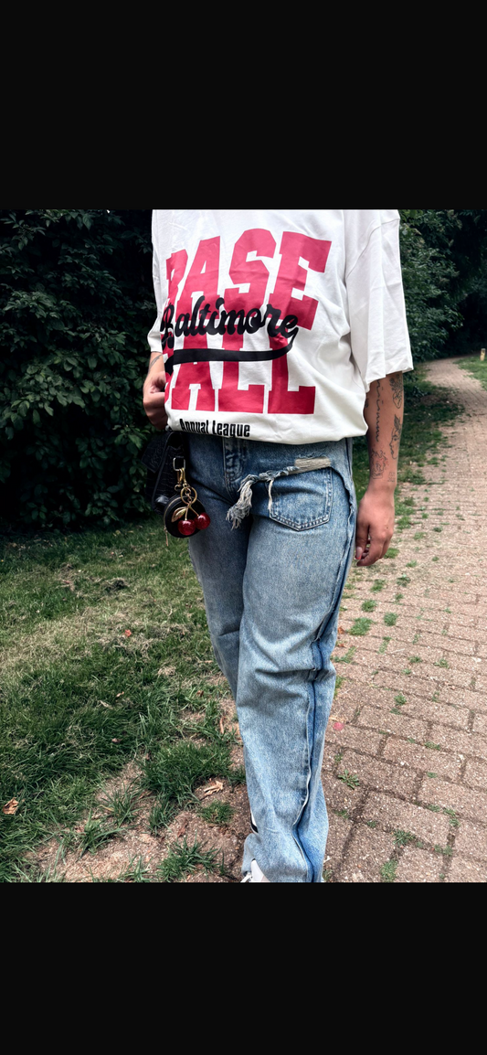 Oversized T-shirt met print