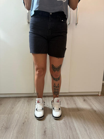 Zwarte korte broek denim